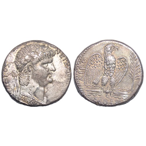 102 - SELEUCIS and PIERIA, Antioch. Nero. 54-68 AD. Silver Tetradrachm, 25mm. 14.30g. Dated RY 9 and year ... 