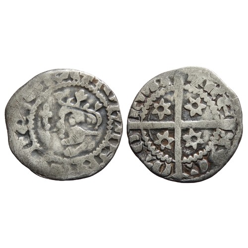 266 - John Baliol Silver Penny. 1292-96 AD. 1.21g. 19mm. Crowned bust left, sceptre in front. IOHANNES DEI... 