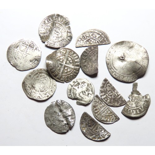 254 - Hammered Silver Coin Group. Circa 12th-17th century AD. To include, coins from the reigns of Richard... 