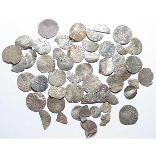 261 - Collection of Medieval Hammered Silver Coins. To include coins from the 12th-15th century AD. Variou... 