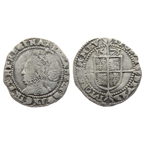 291 - Elizabeth I Threepence. 1573, Third & Fourth Issue, 1561-77 AD. 1.50g. 20mm. Crowned bust left, ... 