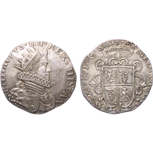 330 - Italy, Milan. (Duchy). Filippo IV di Spagna. 1621-1665. Ducatone. 43mm. 31.67g. Dated 1630. Radiate,... 