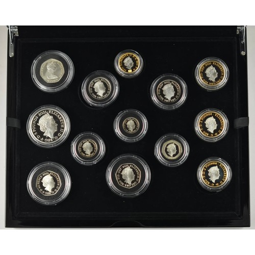 445 - Royal Mint. UK 2021 Silver Proof Coin Set. A limited presentation mintage of only 550 sets. This sil... 