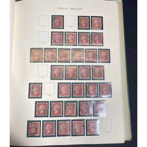 483 - An entire collection of U.K. and world stamp. Three folders ranging from Victoria through to Elizabe... 