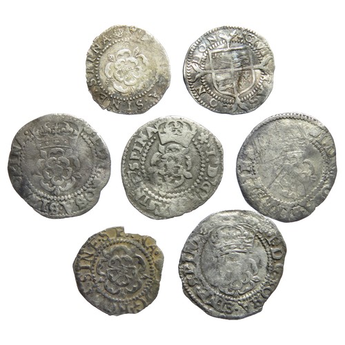 322 - Tudor and Stuart hammered silver coin group (7).