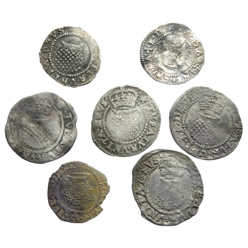 322 - Tudor and Stuart hammered silver coin group (7).