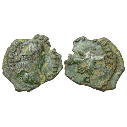 179A - Carausius antoninianus, Colchester mint, reverse with two clasped hands CONCOR MILITI, C below (Camu... 