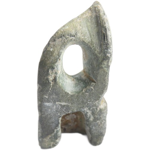 25 - Iron Age hoof-type linch pin terminal. late Iron Age period, circa 100BC to 50AD. Detailed on the fa... 