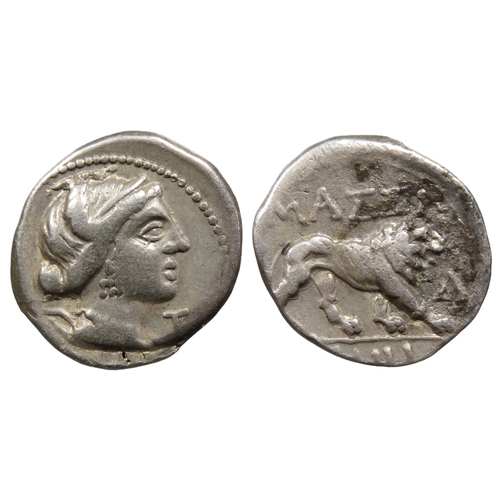 112 - Massalia silver drachm. 16mm, 2.70g.