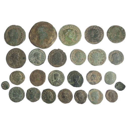 246 - Roman Bronze Coin Group. (26). Circa 2nd-4th century AD. To include coins from the reigns of, Antoni... 