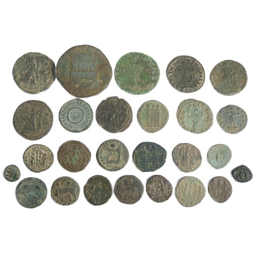 246 - Roman Bronze Coin Group. (26). Circa 2nd-4th century AD. To include coins from the reigns of, Antoni... 