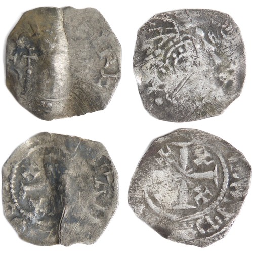 272 - Henry II Tealby pennies (2). Cross and crosslets coinage, 1158-1180 AD. Crowned facing bust with sce... 