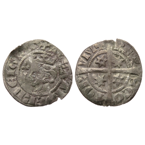 293 - Scotland. Alexander III penny. Second coinage, 1280-86 AD. Crowned head left with sceptre, +ALEXANDE... 