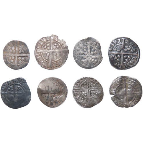 318 - Medieval Coin group (8). Circa 13th-14th century. To include, a penny of Henry III, moneyer Gilbert ... 