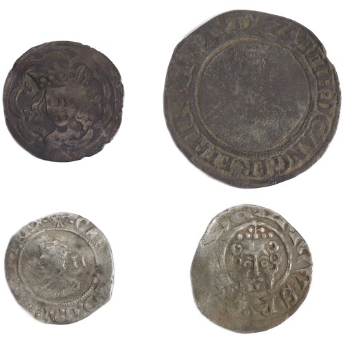 320 - British Hammered silver coin group (4). Circa 13th-17th century AD. to include, Henry III penny of C... 