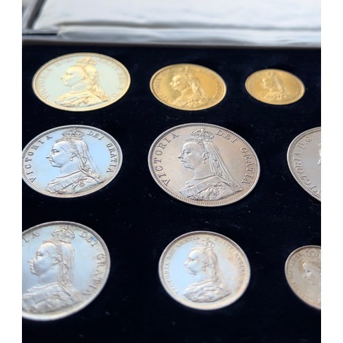 458 - Victoria 1887 11 Coin Golden Jubilee Set. An eleven-coin set from Queen Victoria’s Golden Jubilee ye... 