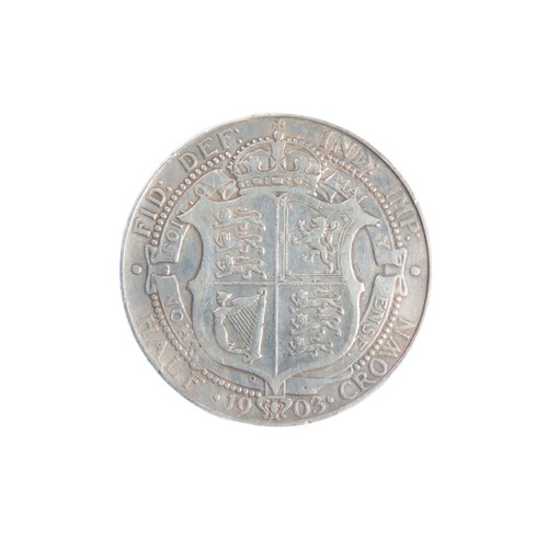 482 - Edward VII 1903 Silver Halfcrown. 14g. 32mm. ESC 748, Bull 3569. Good fine, A key date in the Edward... 