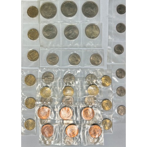 499 - Elizabeth II Coin Collection (45). To include, 3 x BU 1962 Half Crowns, 3 x 1965 florins, 6 x 1965 s... 