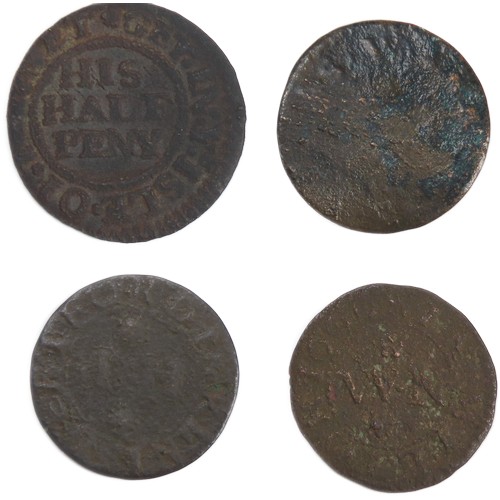 519 - 17th Century Trade Tokens (4). Kent issues to include, a Ramsgate halfpenny by Henry Noldred, Tobacc... 