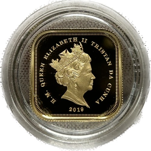 511 - The 2019 Britannia four-sided gold sovereign prestige set. (3). Sovereign, half and quarter sovereig... 