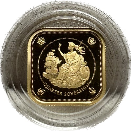 511 - The 2019 Britannia four-sided gold sovereign prestige set. (3). Sovereign, half and quarter sovereig... 