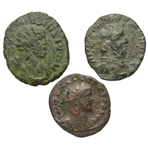 230 - Carausius and Allectus antoninianii (3).