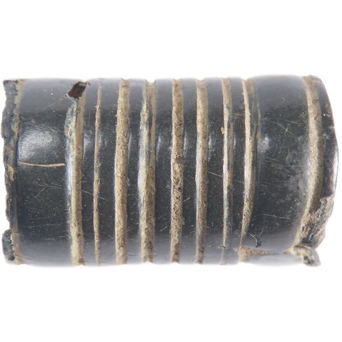 103 - Iron Age tubular bead. Circa 150 BCE-50 CE. Copper-alloy, 24mm, 7.65g. The bead consists of a hollow... 