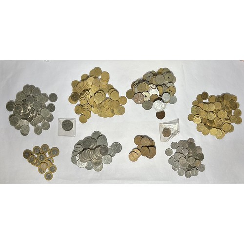 72 - France: Large collection of coins from France and its colonies. Circa 19th-20th century. Many denomi... 