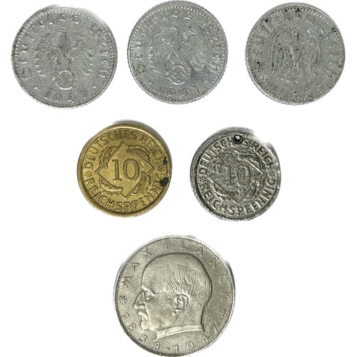 74 - Germany: Large collection of coins, circa 19th-20th century. Various denominations, many in higher g... 