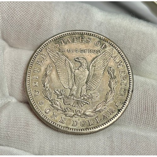 64 - United States: Morgan Dollar, 1921. San Francisco mint. Silver, 26.70g. 38mm.