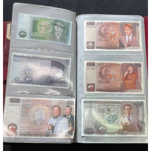 179 - World Bank note collection. A folder containing notes from the UK, various 10 shillings and £1 notes... 