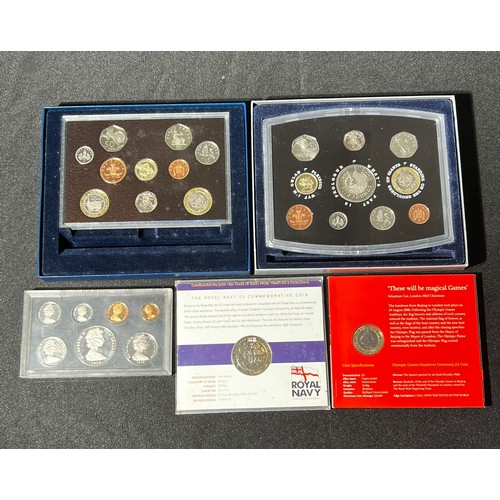 51 - Royal Mint: United Kingdom Proof year sets (2). To include, 2000 and the 2004 sets, boxed with COA. ... 