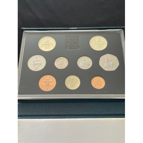 55 - Royal Mint: United Kingdom Proof year sets (3). To include, 1990, 1989 and 1988 sets.