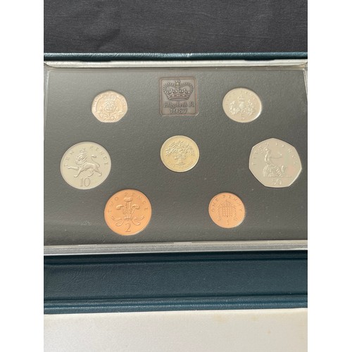 56 - Royal Mint: United Kingdom Proof year sets (3). To include, 1983, 1984 and 1987 sets.