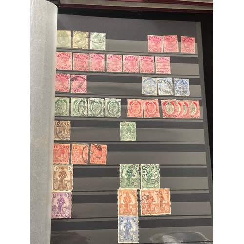 181 - World Stamps: 11 large folders of stamps from various countries, 19th-21st century. To include, Nort... 