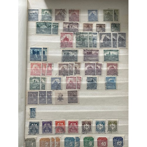 181 - World Stamps: 11 large folders of stamps from various countries, 19th-21st century. To include, Nort... 