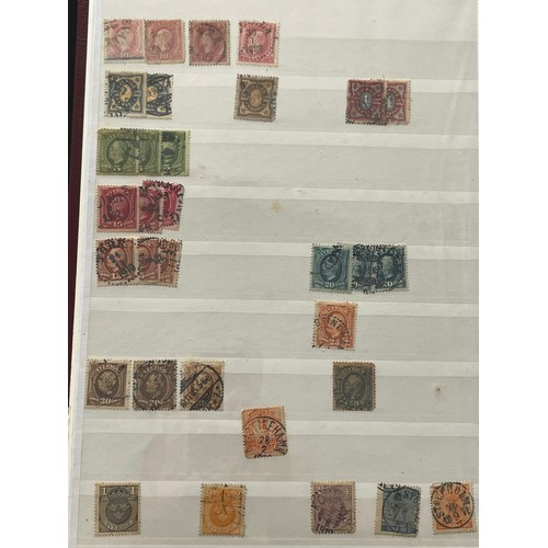 181 - World Stamps: 11 large folders of stamps from various countries, 19th-21st century. To include, Nort... 