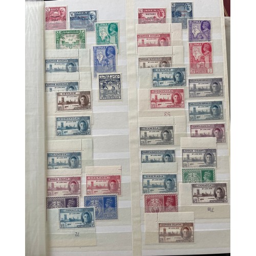 185 - Large collection of British and Empire stamps. 19th-21st century. 9 large folders to include, Malaya... 