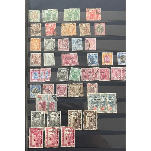 185 - Large collection of British and Empire stamps. 19th-21st century. 9 large folders to include, Malaya... 