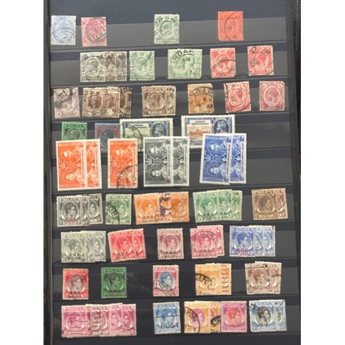 185 - Large collection of British and Empire stamps. 19th-21st century. 9 large folders to include, Malaya... 