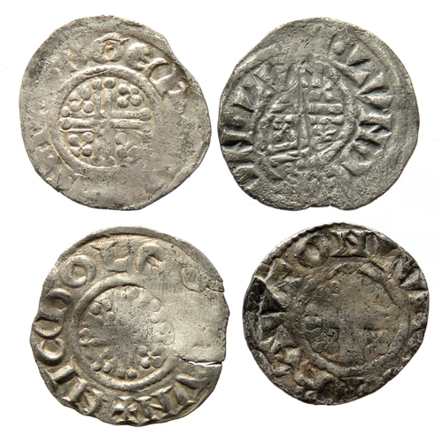 338 - Henry III short cross penny group (4). Circa 1216-1247 AD. All class 7 coins of the London mint.