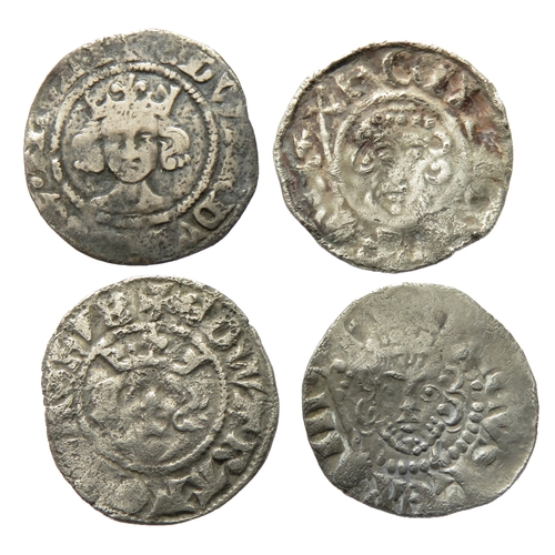 345 - Silver penny group (4). Circa 13th-14th century AD. To include a Henry III short cross penny, London... 