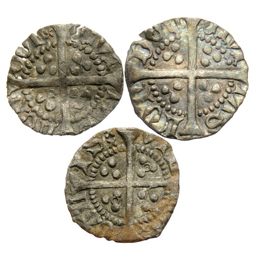 367 - Henry V and Henry VI halfpennies (3). Largest 14mm.