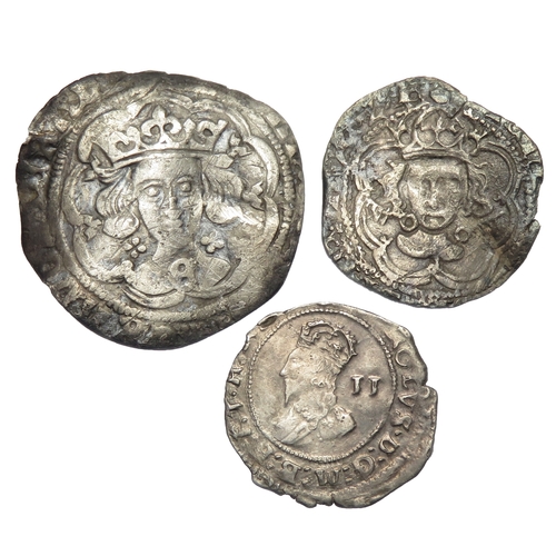 393 - Hammered coin group. Largest 24mm.