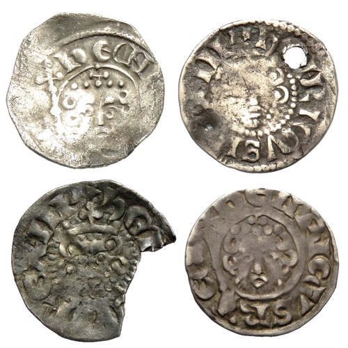 344 - Henry III Pennies (4). 1.19g-1.44g.