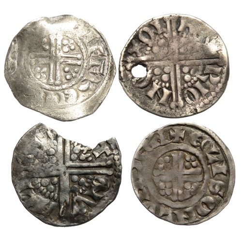 344 - Henry III Pennies (4). 1.19g-1.44g.