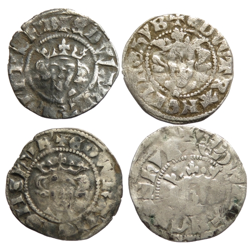 353 - Edward I & II pennies (4). 1.09g-1.39g