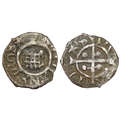 408 - Henry VIII farthing, 1509-1547. Second coinage, 1526-1544. Portcullis, RVTILANS ROSA. R. Pellet in e... 