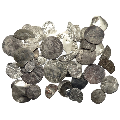 458 - Hammered silver coin group (46).