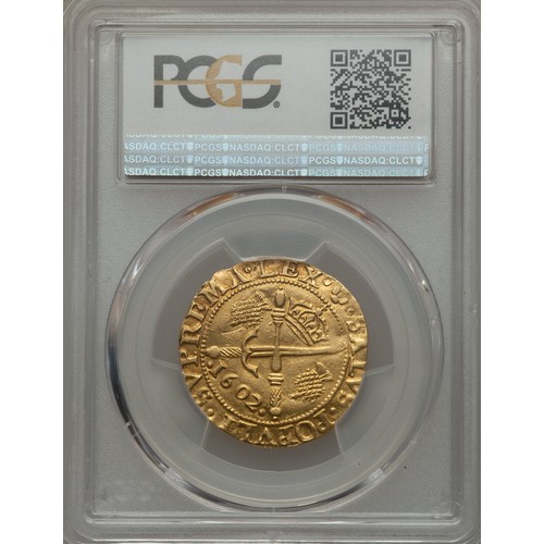 441 - James VI (I) gold Sword & Scepter 1602. Graded AU55 PCGS. Edinburgh mint, Eighth coinage. Ref: S... 